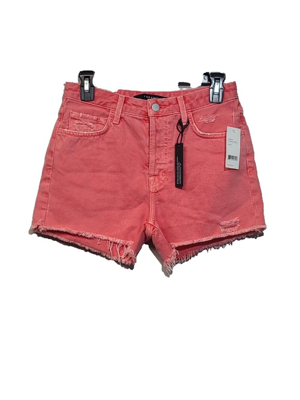 J Brand Gracie High Rise Short Size 25 Pink NWT